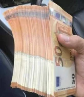 Fake euro notes