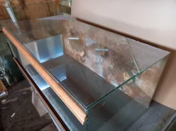 terarium 100x50x40cm s pozadim -Nove