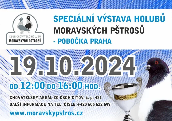 Výstava Moravských pštrosů Cítov 19.10. 2024