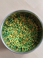 Granule pro papoušky Perle Morbide Fruits: Green-Yellow - náhrada naklíčených zrnin